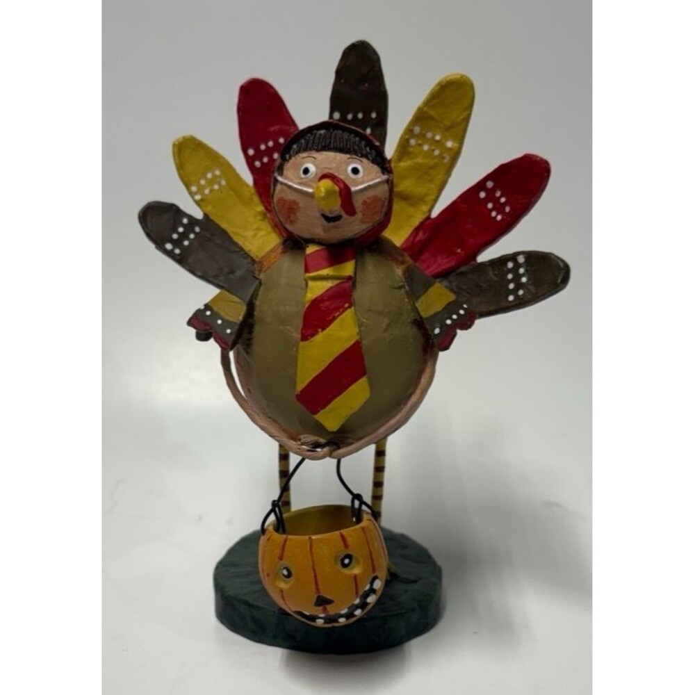 Lori Mitchell Turk or Treat Turkey Figurine ESC & Co #23938 Halloween